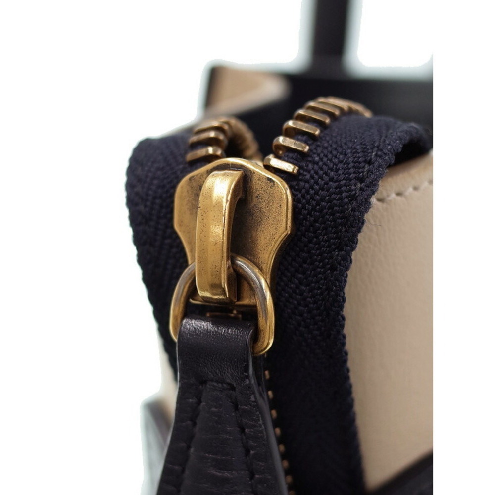 Celine Shopper Tote Shoulder Leather Calfskin Handbag - Picture 8 of 9